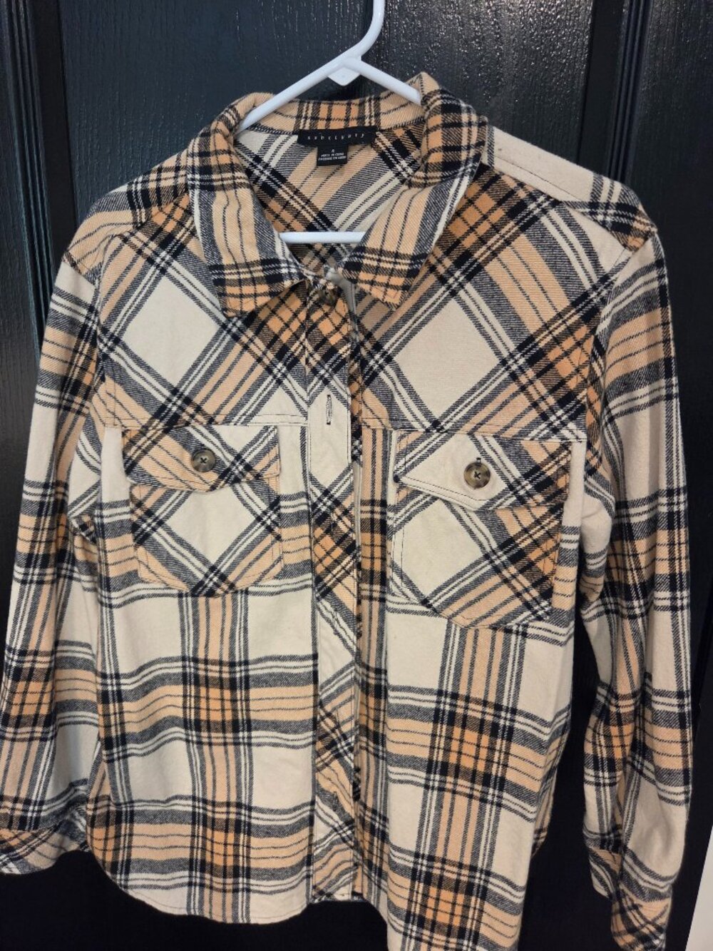 Sanctuary Womens Plaid Western Shirt/Jacket size Small